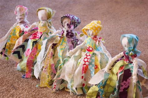 Sew the side seams of the middle flap. . How to make a rag doll with strips of fabric